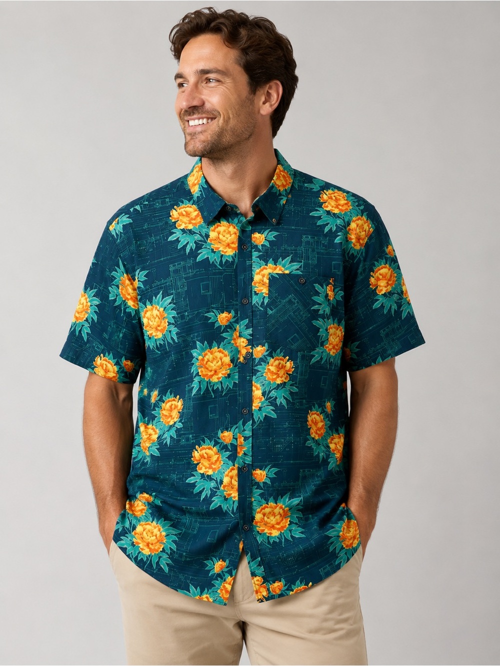 🎉5 for $45🎉 NWT William Murray Golf button down shirt golf man size XL